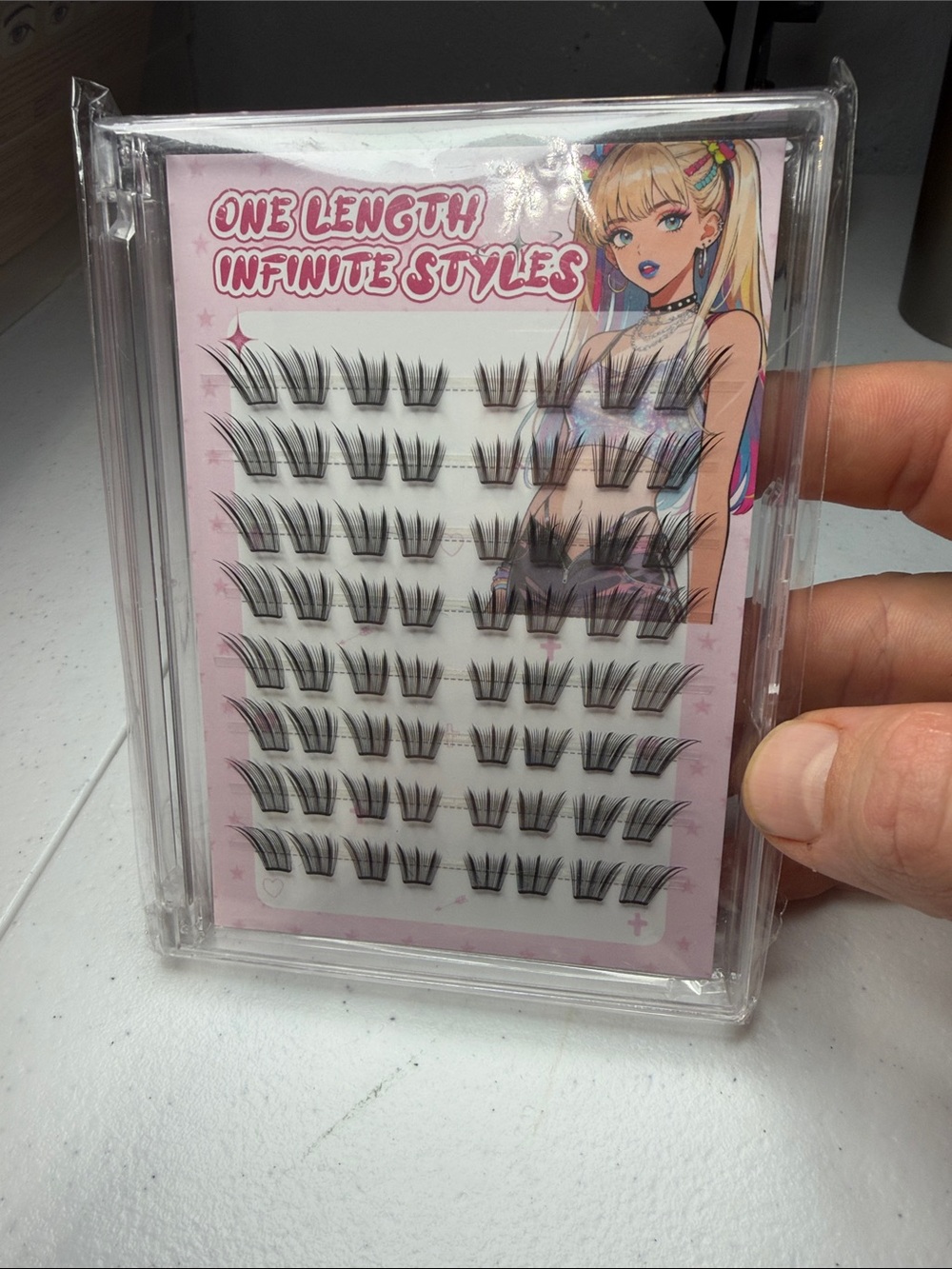 One Length Infinite Styles Black Individual False Eyelash Clusters